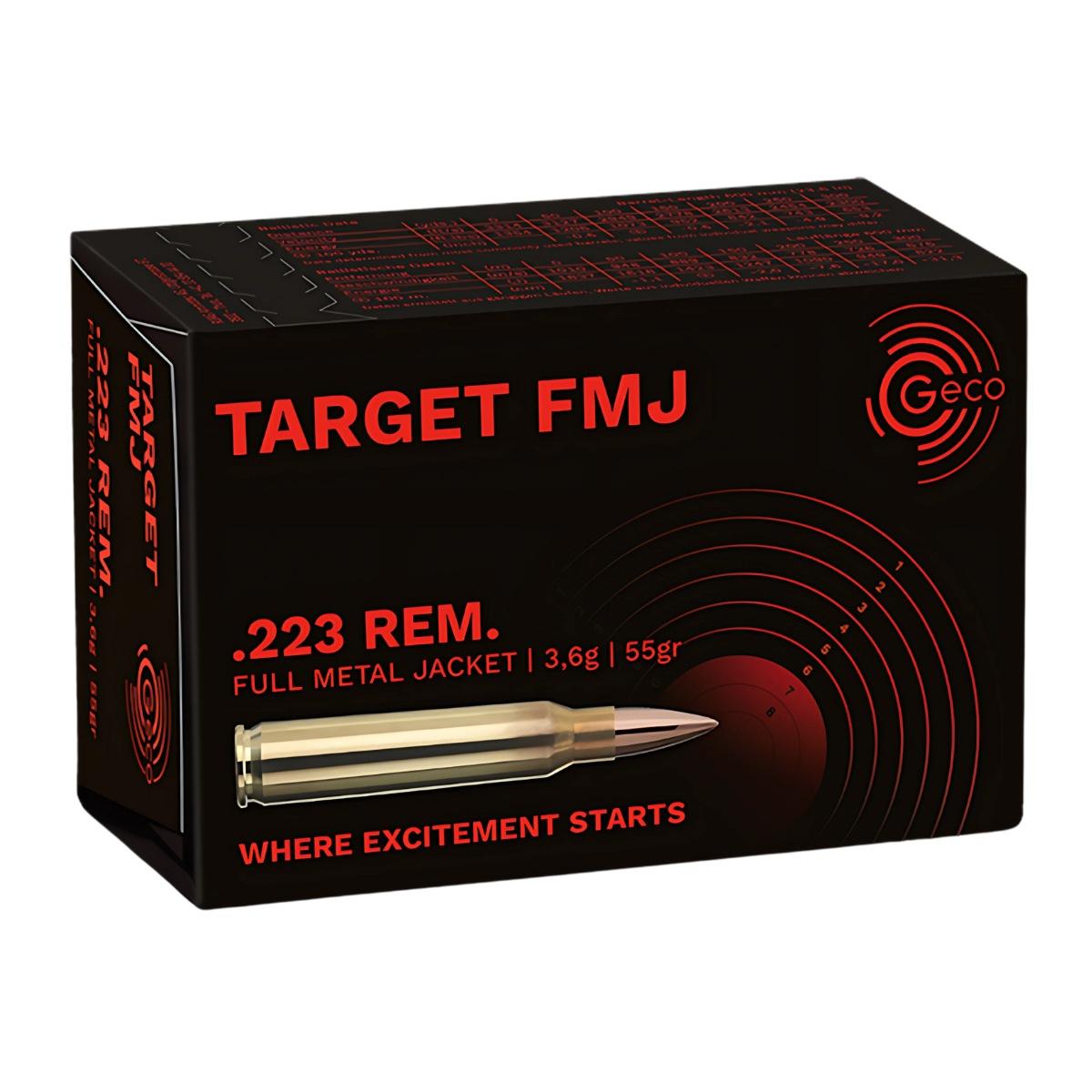 223 rem geco fmj 55gr 3 6g