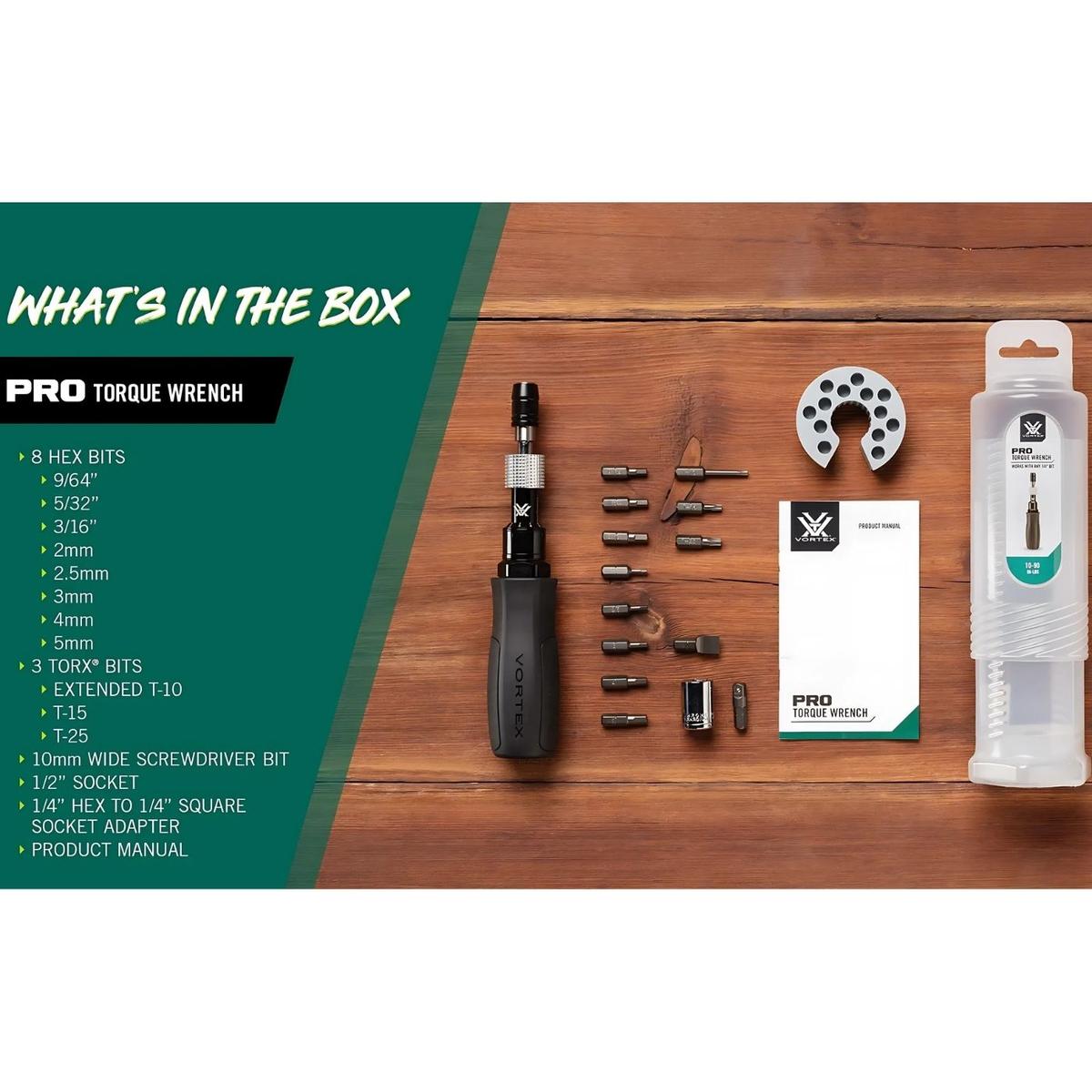 vortex zestaw narzedziowy z kluczem dynamometrycznym pro torque wrench pr tw