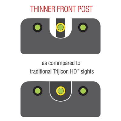 trijicon trytowe przyrzady celownicze trijicon night sight gl614 c 601092 hd xr