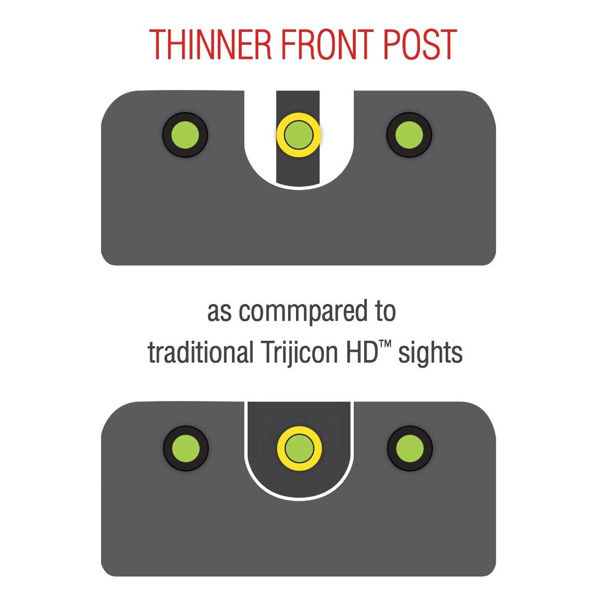 trijicon trytowe przyrzady celownicze trijicon night sight gl614 c 601092 hd xr