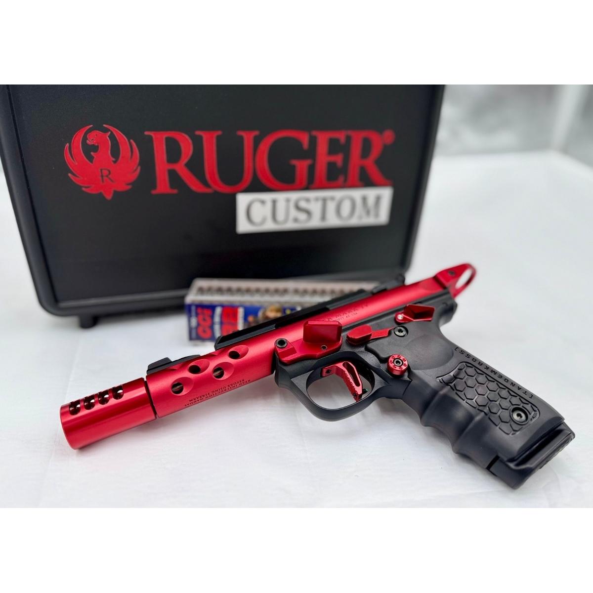 ruger mark iv 22 45 lite red custom racegun x tandemkross 43910