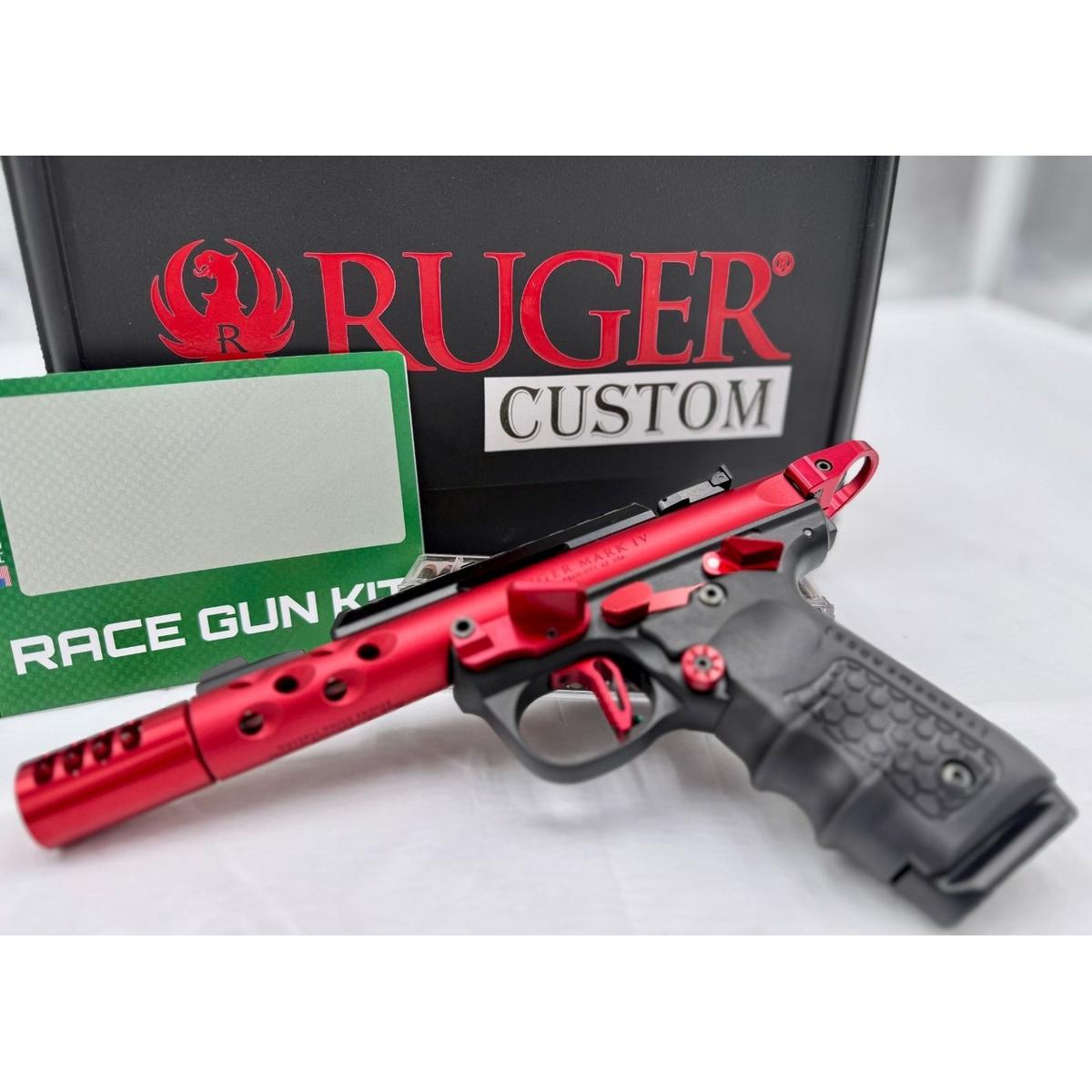 ruger mark iv 22 45 lite red custom racegun x tandemkross 43910