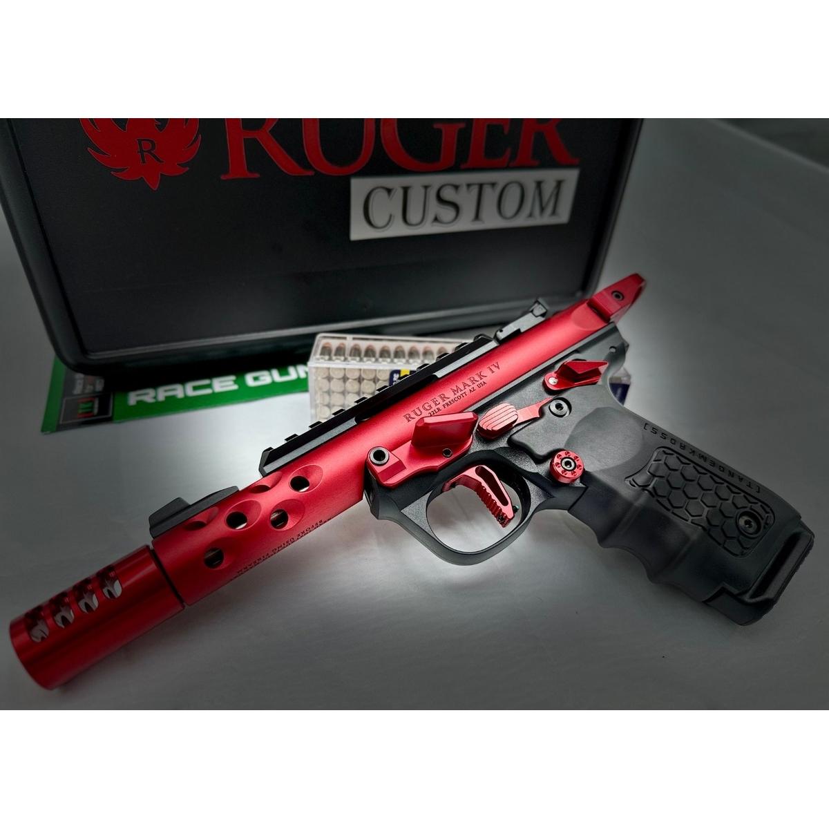 ruger mark iv 22 45 lite red custom racegun x tandemkross 43910
