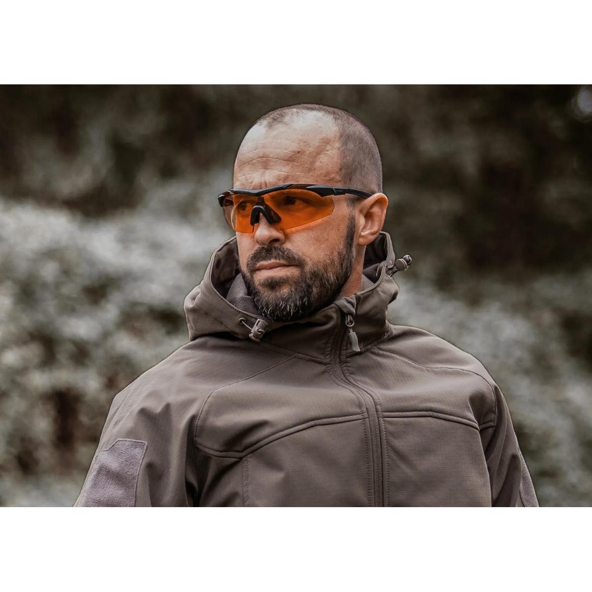 wileyx okulary ochronne wx vapor wizjery smoke clear light rust oprawki matte black 3502