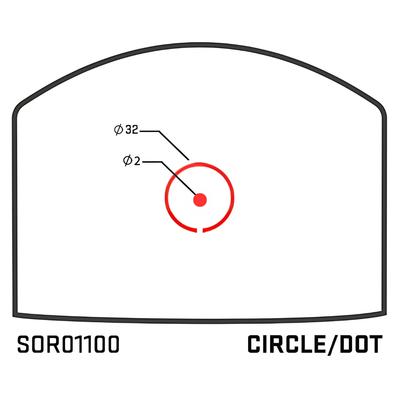 sig sauer kolimator romeo zero pro circle dot 2 moa 32 moa sor01100