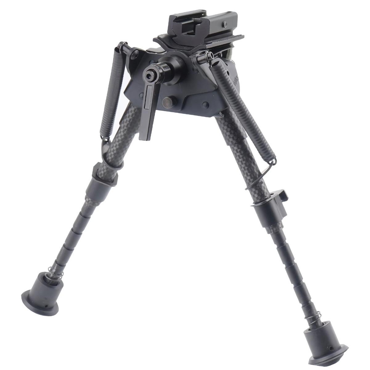 rokstad dwojnog skladany z wlokna weglowego obrotowy 155 230 mm harris picatinny rscfs 06