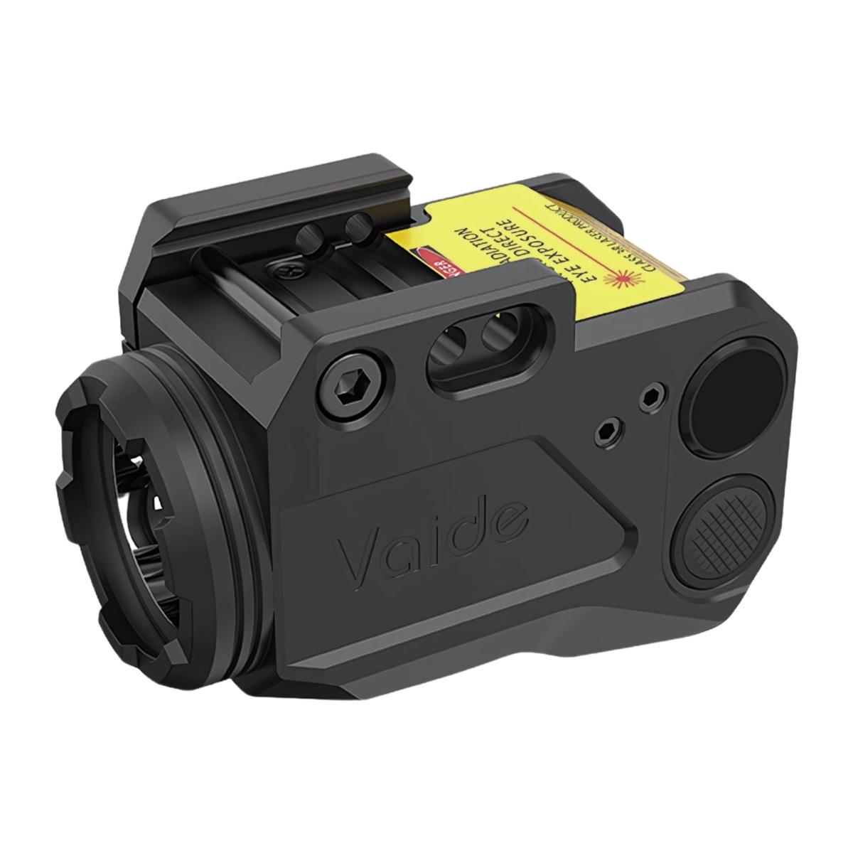 vaide latarka taktyczna z laserem compact scrapper combo red 500 lumenow czarna vapll r01
