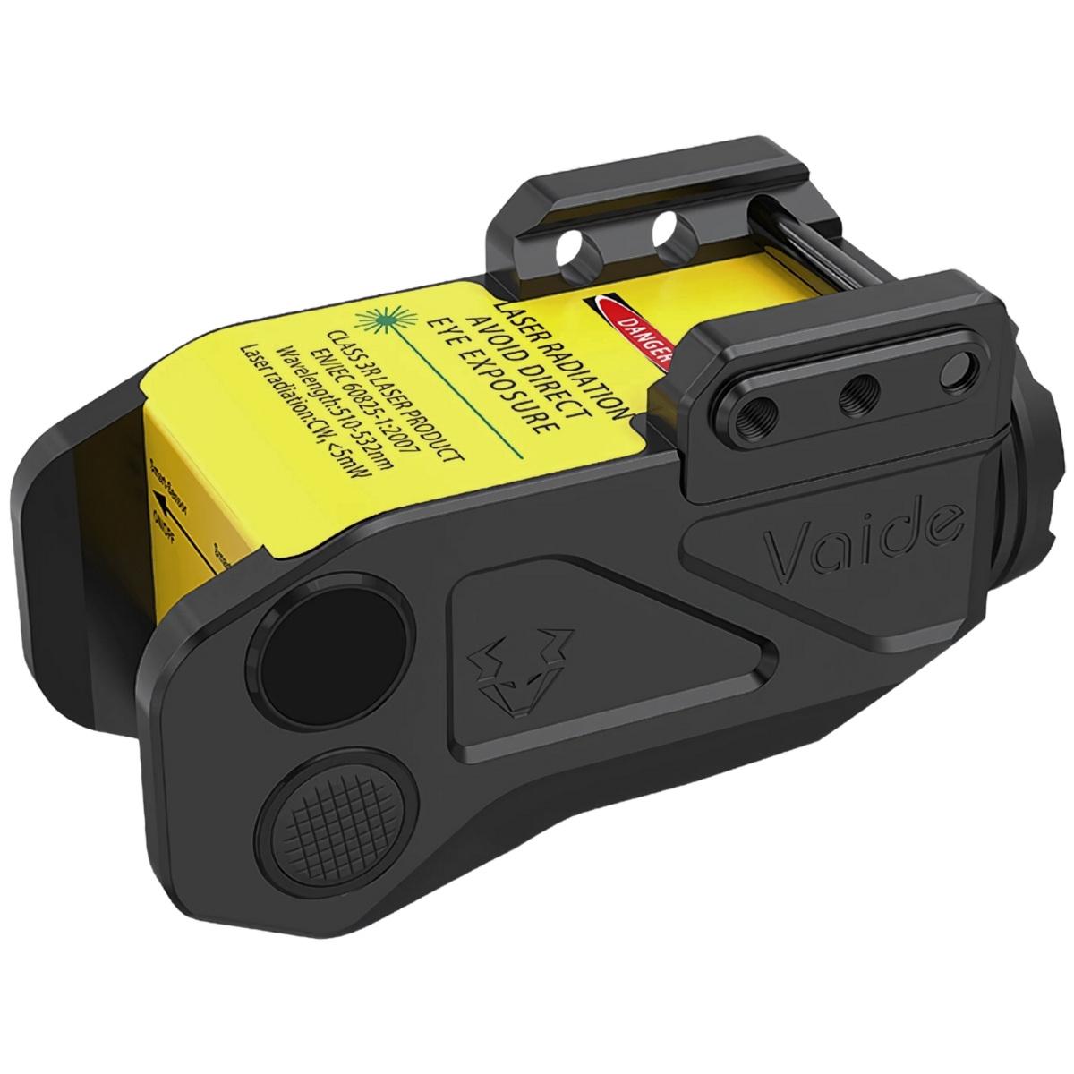 vaide latarka taktyczna z laserem scrapper combo green 500 lm czarna vapll g02