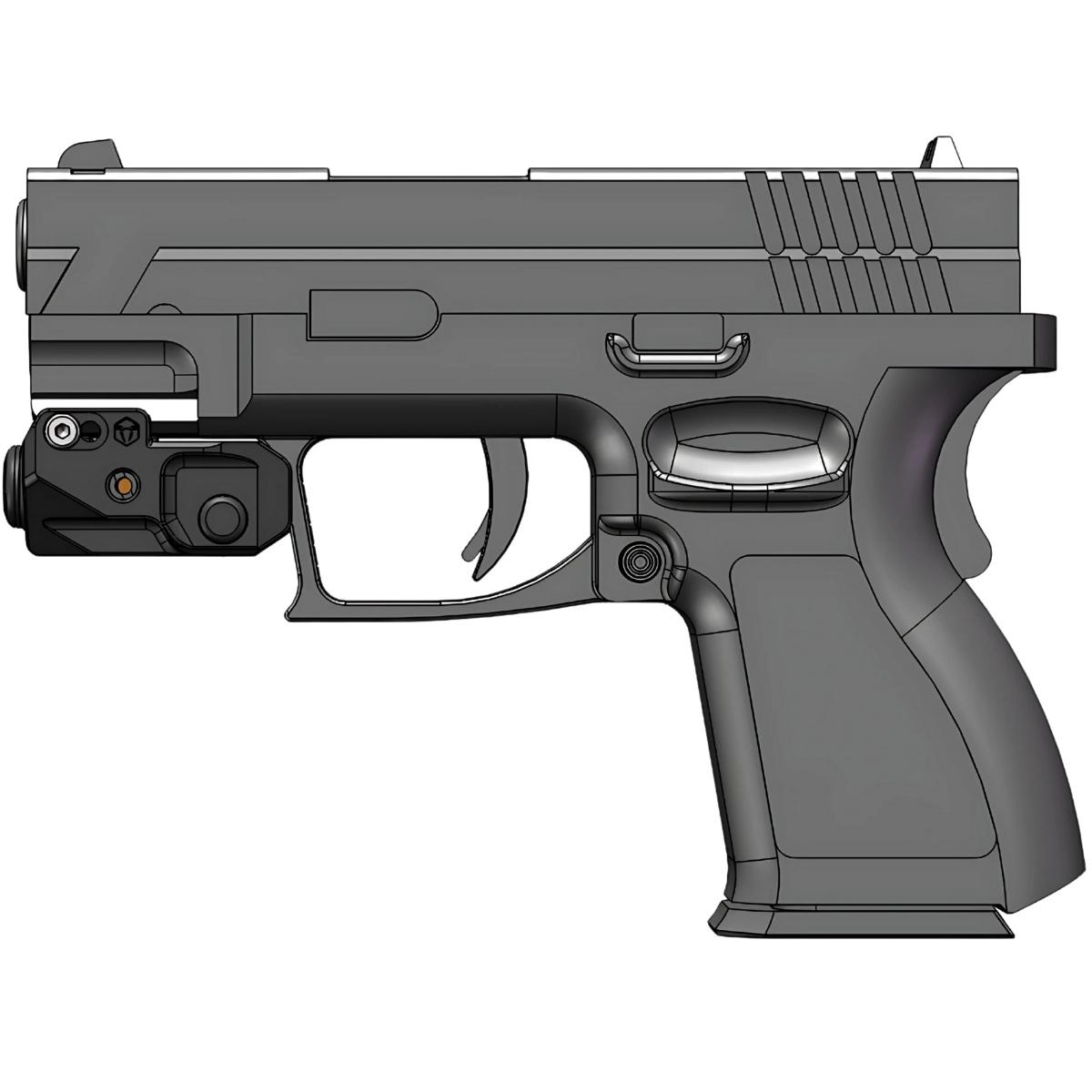 viperay laserowy wskaznik subcompact czerwony laser czarny vrrl p01