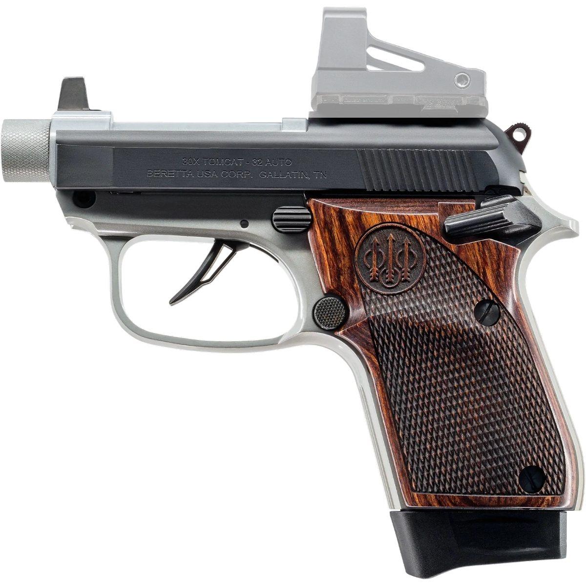 beretta 30x tomcat inox black wood grips mt