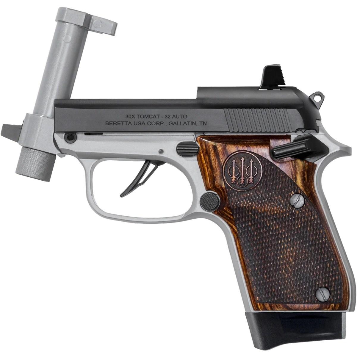 beretta 30x tomcat inox black wood grips mt