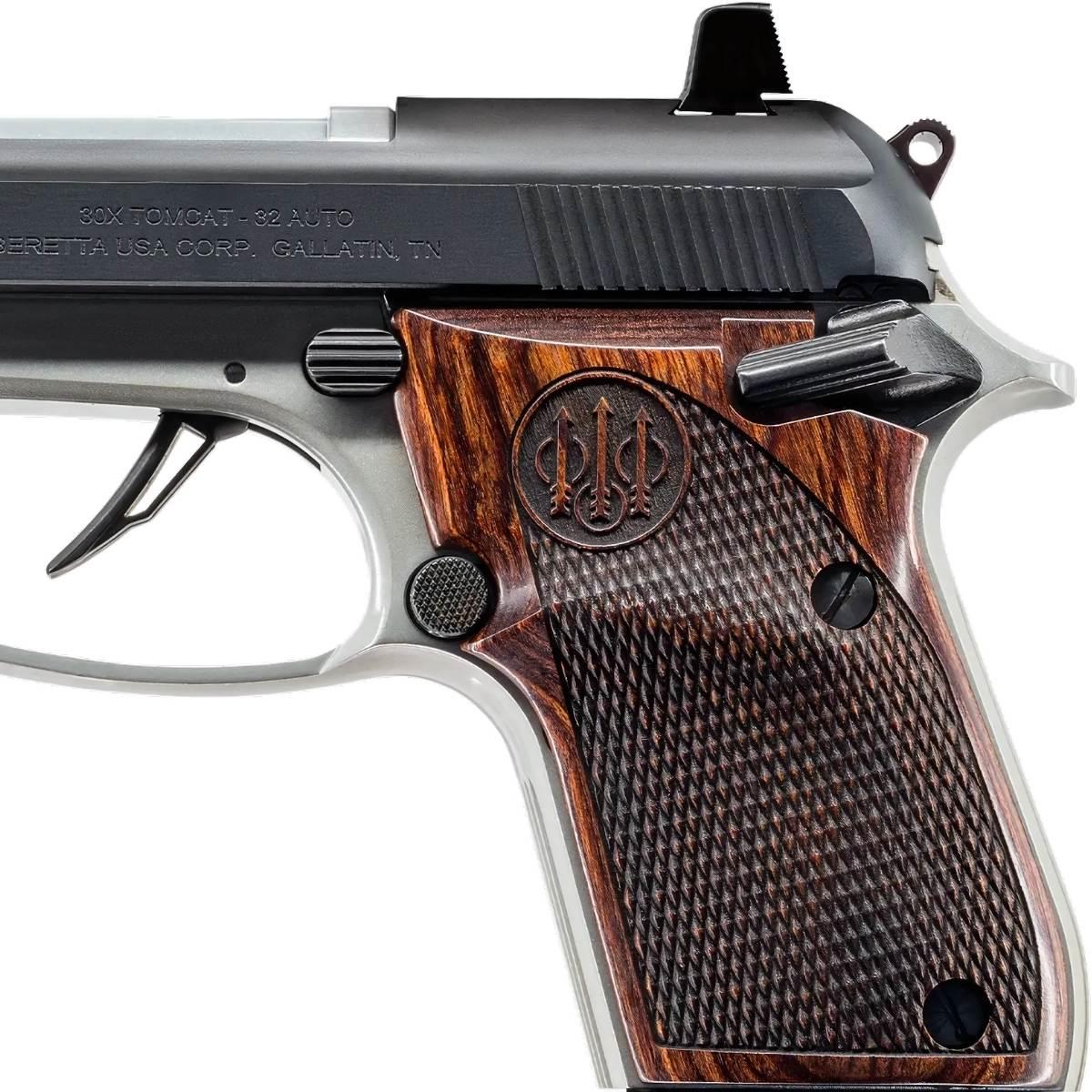 beretta 30x tomcat inox black wood grips mt