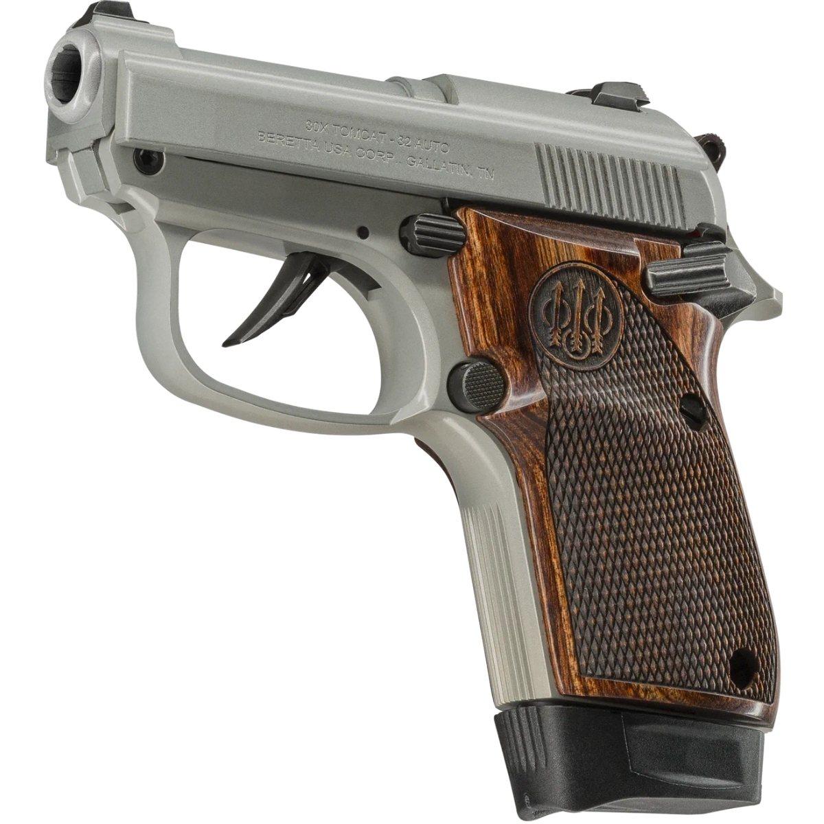 beretta 30x tomcat inox wood grips