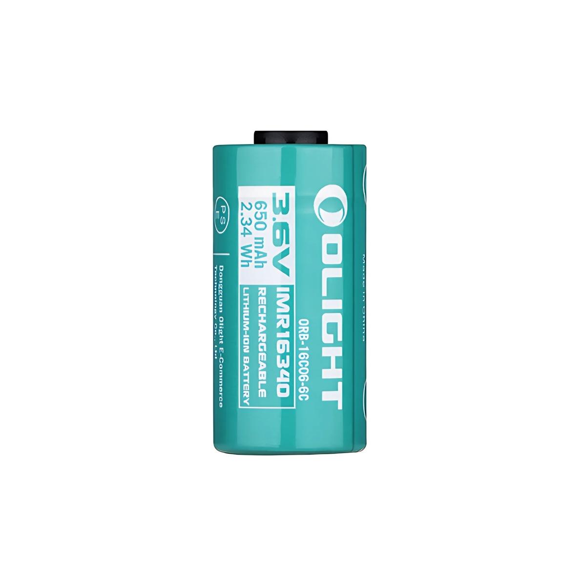 olight akumulator rcr123a imr16340 3 7v li fe 650 mah