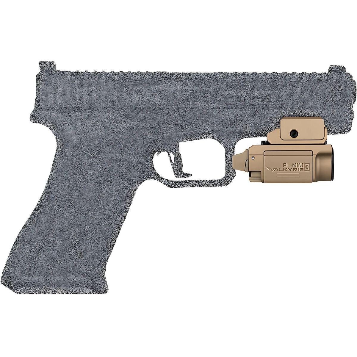 olight latarka pistoletowa pl mini 3 valkyrie desert tan 600 lumenow
