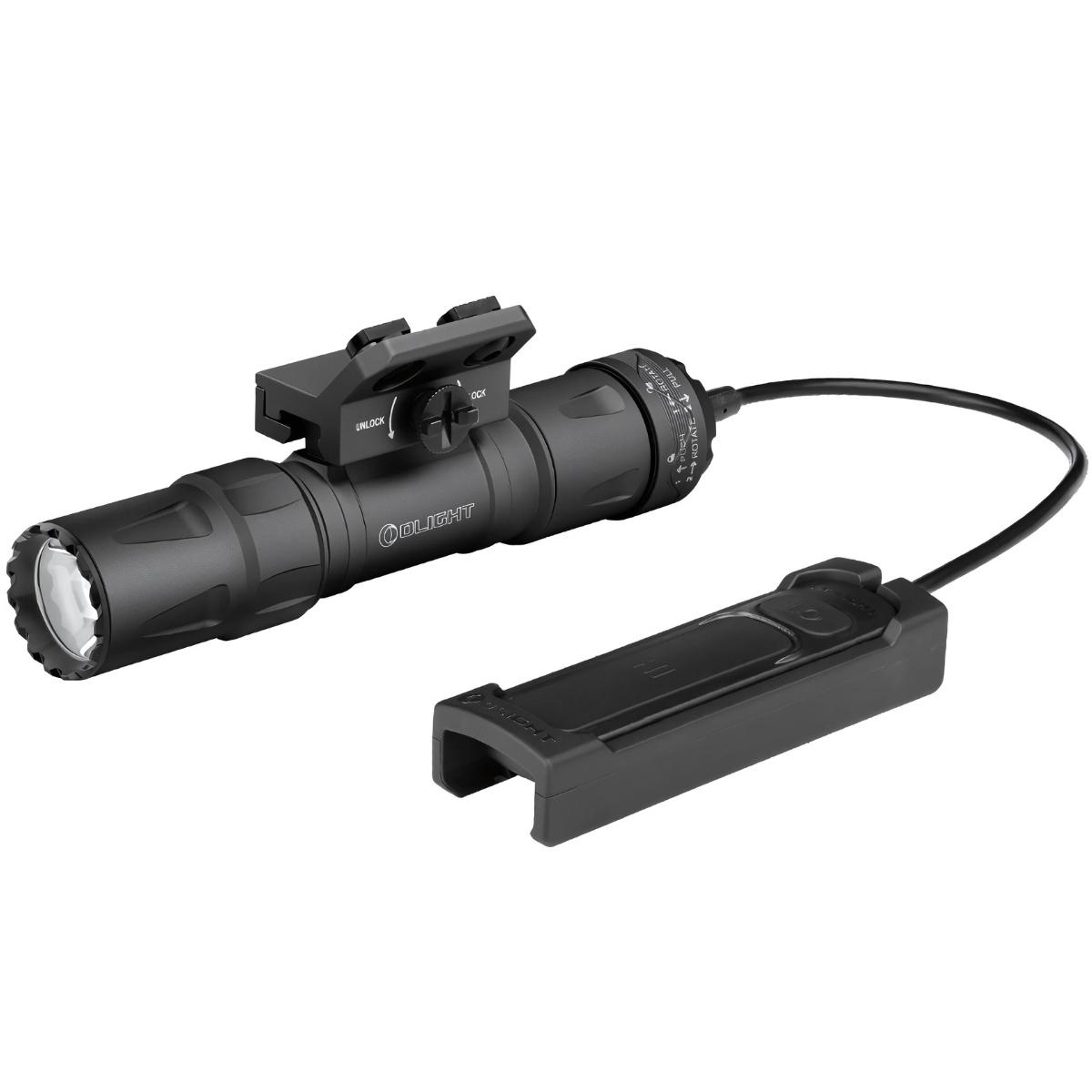 olight latarka do broni dlugiej olight odin s matte black z montazem 1500 lumenow