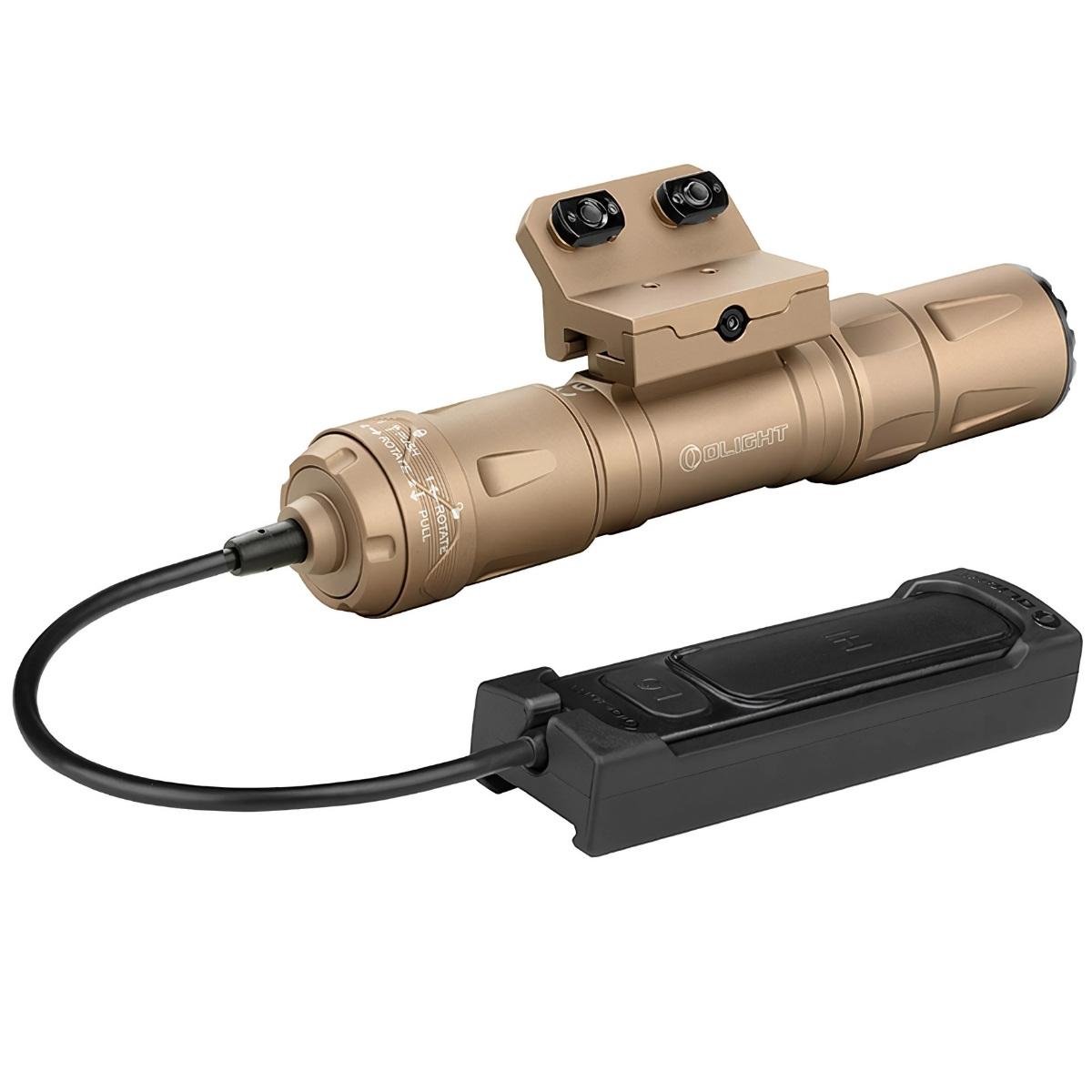 olight latarka do broni dlugiej olight odin s matte desert tan z montazem 1500 lumenow