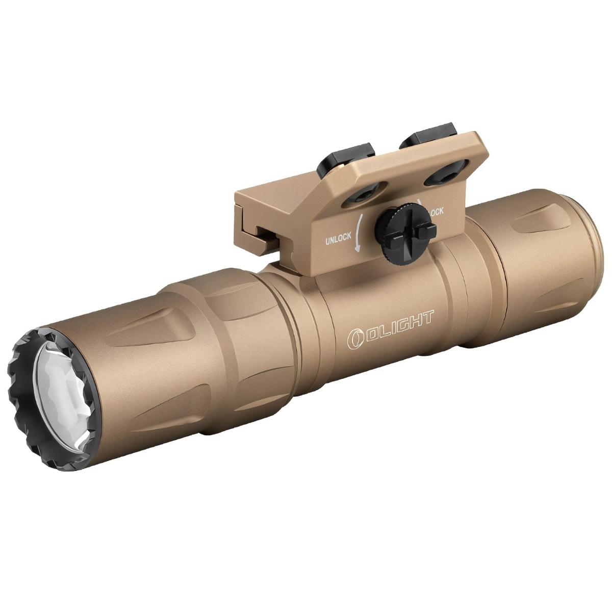 olight latarka do broni dlugiej olight odin s matte desert tan z montazem 1500 lumenow