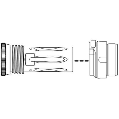 b t adapter print x hub qdm m a r s steel 223rem 308win sd hub qdm
