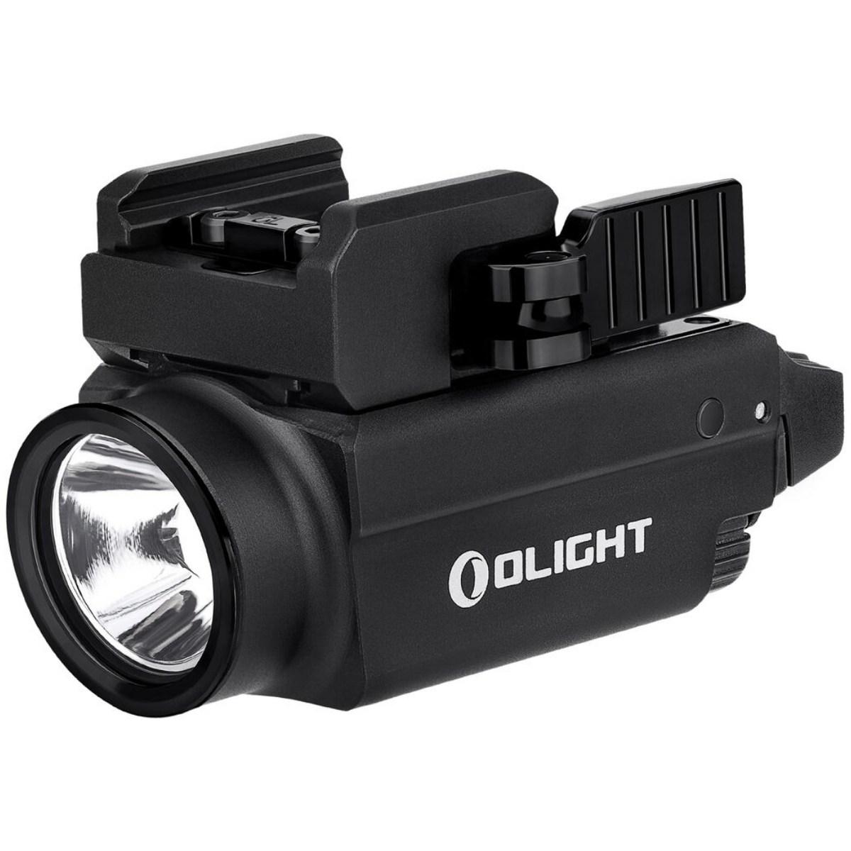 olight latarka pistoletowa z zielonym celownikiem laserowym baldr s 800 lumenow czarna