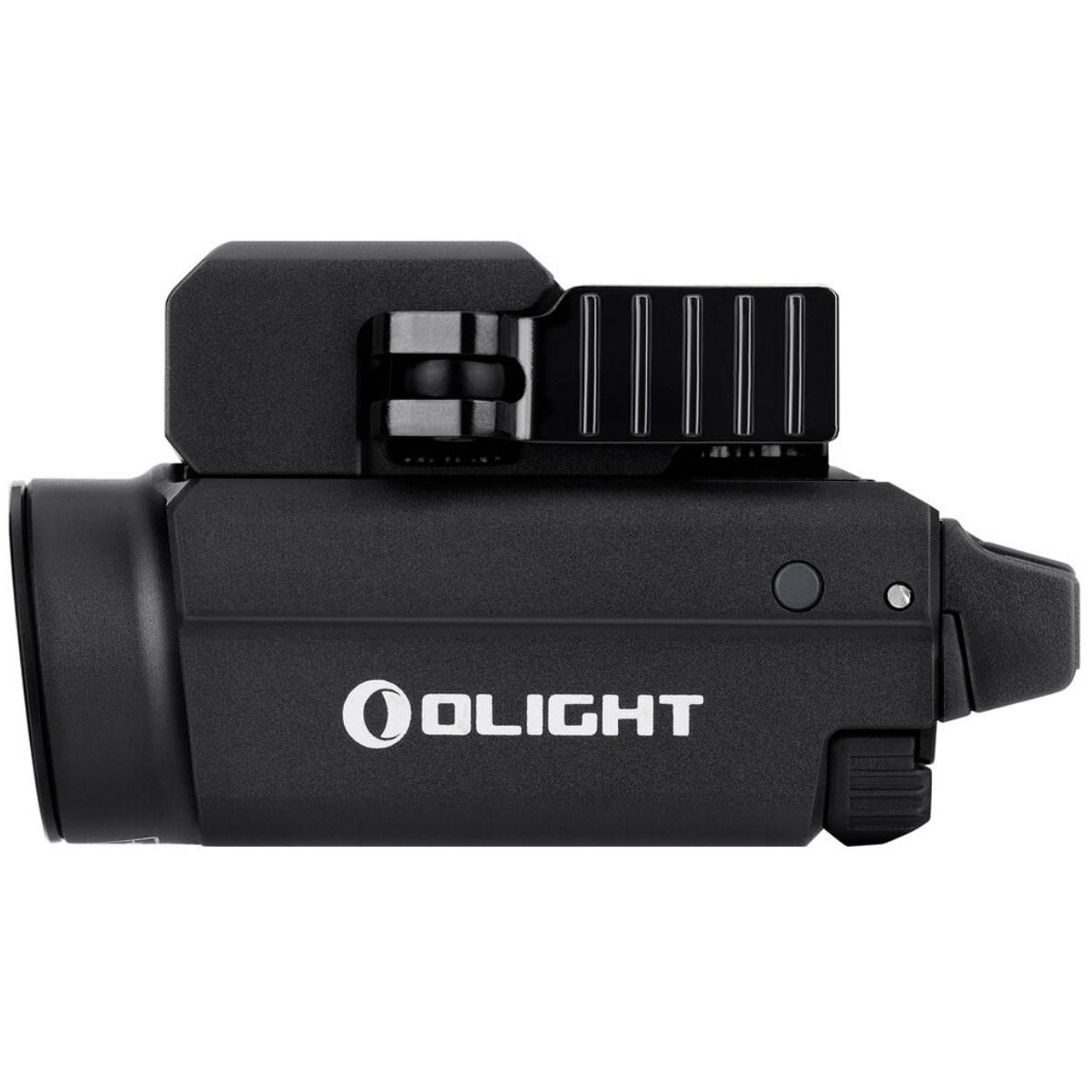olight latarka pistoletowa z zielonym celownikiem laserowym baldr s 800 lumenow czarna