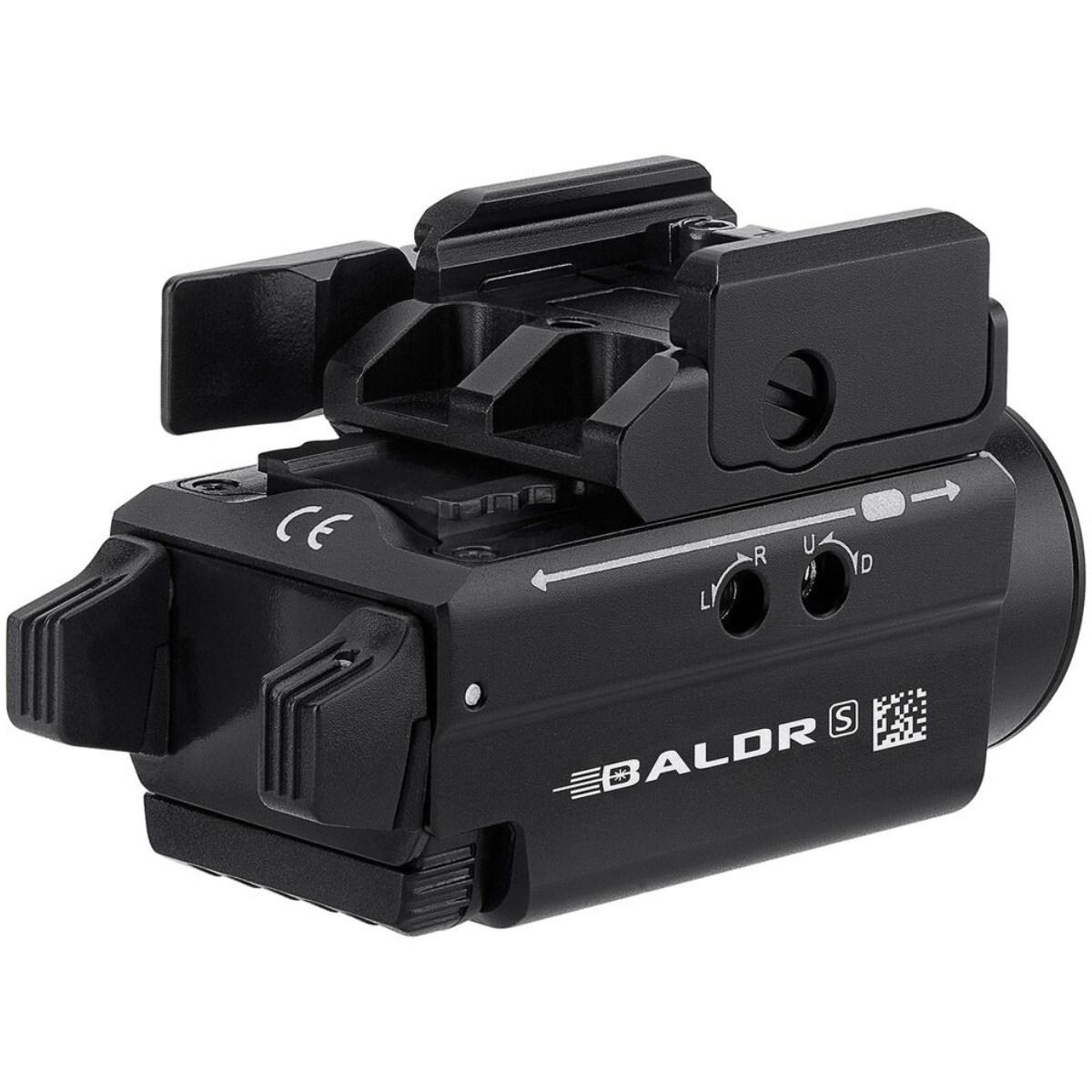 olight latarka pistoletowa z zielonym celownikiem laserowym baldr s 800 lumenow czarna