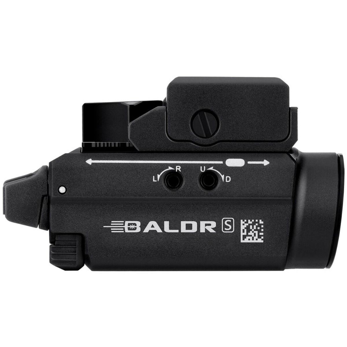 olight latarka pistoletowa z zielonym celownikiem laserowym baldr s 800 lumenow czarna