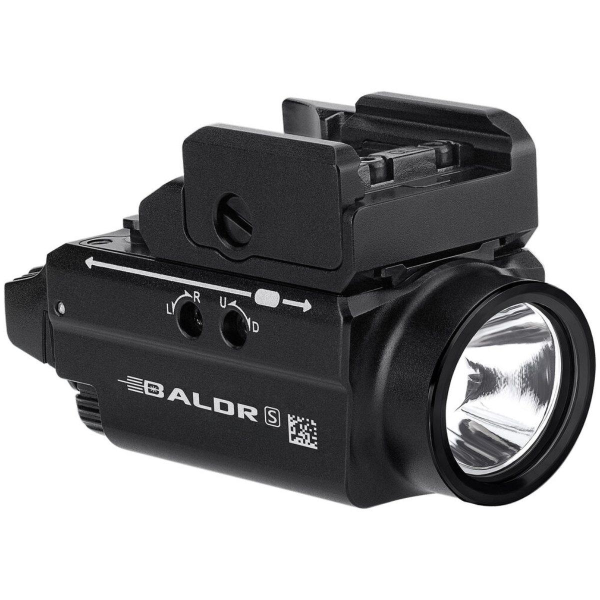 olight latarka pistoletowa z zielonym celownikiem laserowym baldr s 800 lumenow czarna