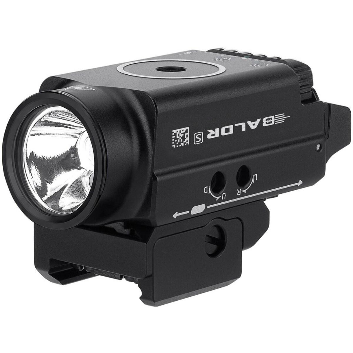 olight latarka pistoletowa z zielonym celownikiem laserowym baldr s 800 lumenow czarna
