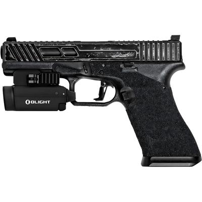 olight latarka pistoletowa z zielonym celownikiem laserowym baldr s 800 lumenow czarna