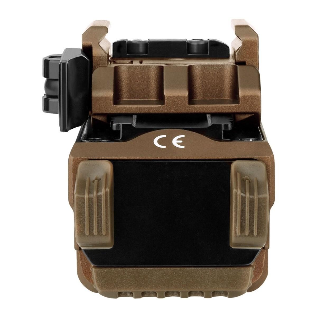 olight latarka pistoletowa z zielonym celownikiem laserowym baldr s 800 lumenow desert tan