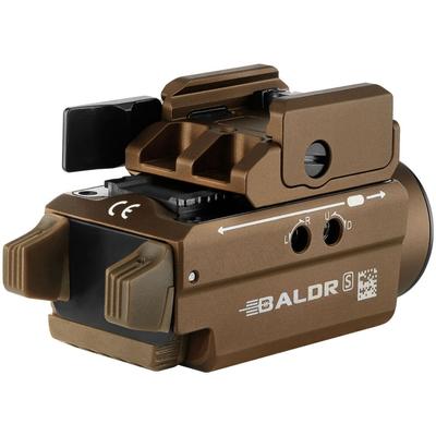 olight latarka pistoletowa z zielonym celownikiem laserowym baldr s 800 lumenow desert tan