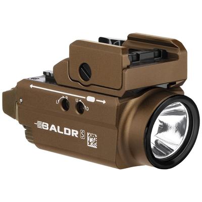 olight latarka pistoletowa z zielonym celownikiem laserowym baldr s 800 lumenow desert tan