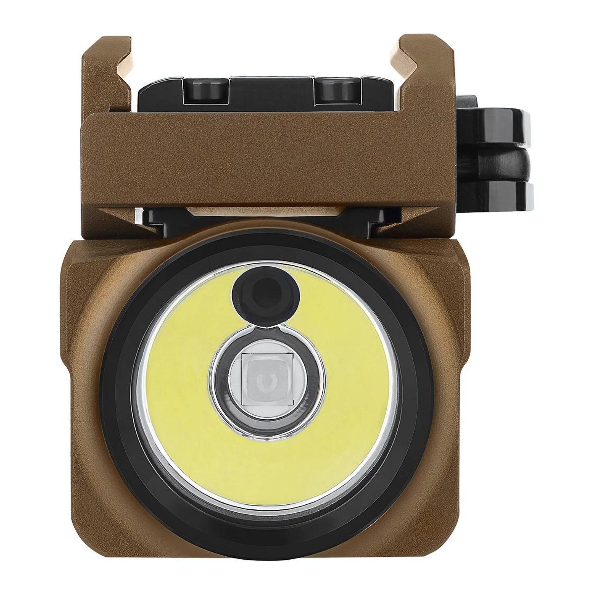 olight latarka pistoletowa z zielonym celownikiem laserowym baldr s 800 lumenow desert tan