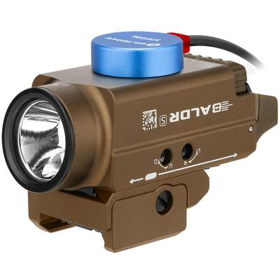 olight latarka pistoletowa z zielonym celownikiem laserowym baldr s 800 lumenow desert tan