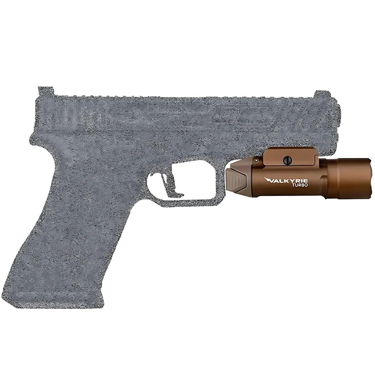 olight latarka pistoletowa valkyrie turbo desert tan 250 lumenow
