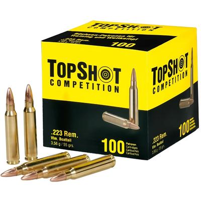 topshot competition 223 rem 55gr fmjbt