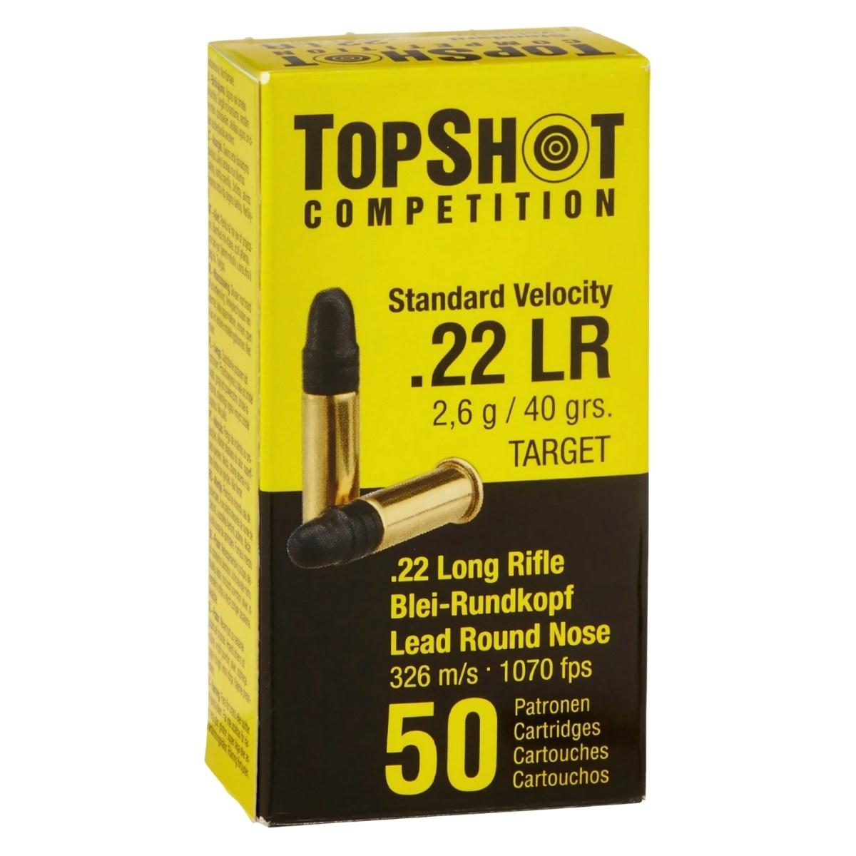 22 lr topshot competition target 40gr 2 6g