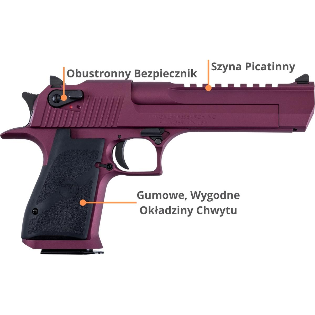 desert eagle xix 6 black cherry 44magnum de44bkc