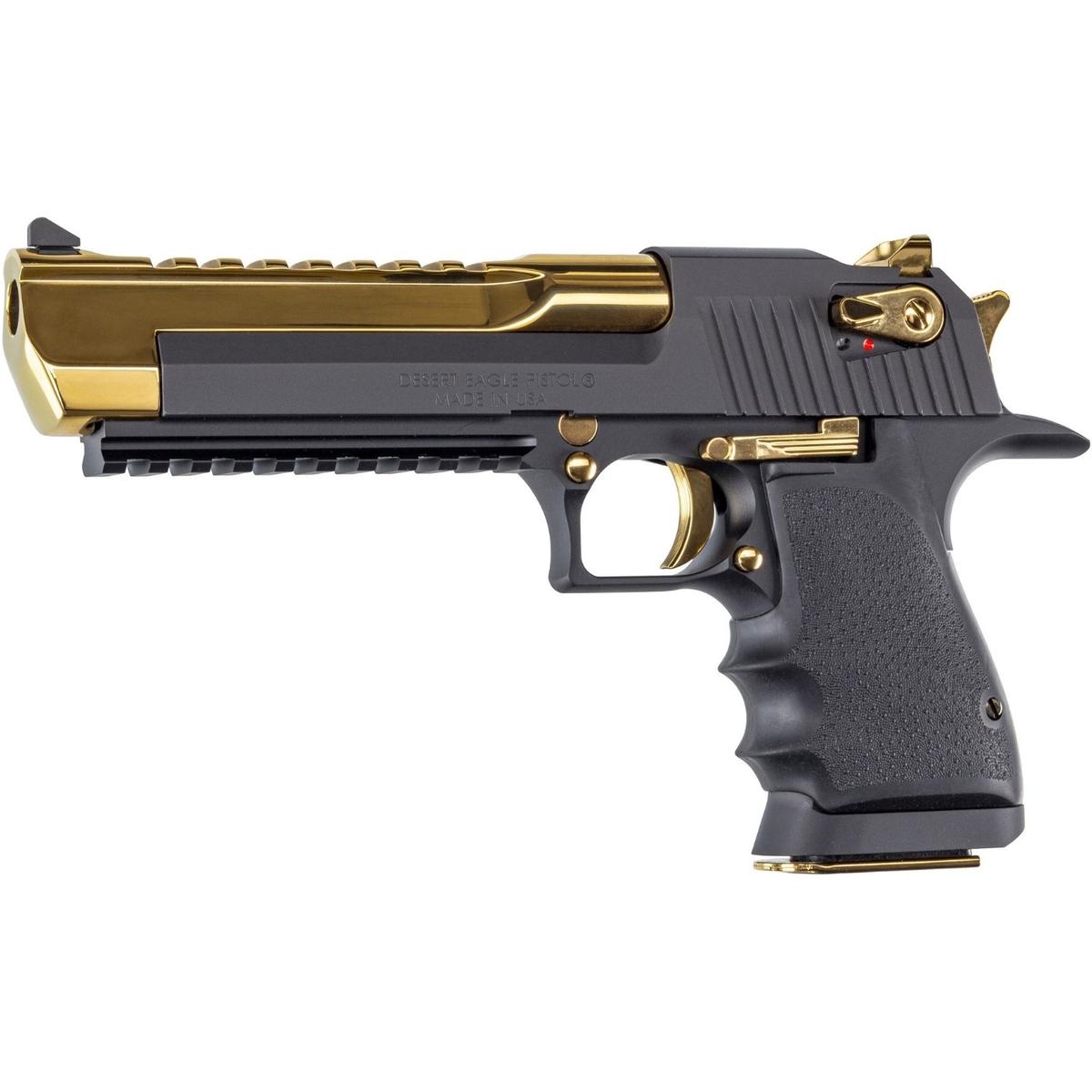 desert eagle xix 6 black titanium gold 44magnum de44batg