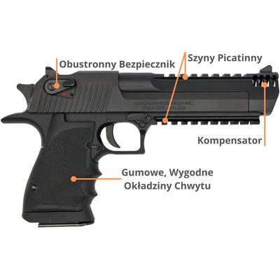 desert eagle l6 6 black 44magnum de44l6imb
