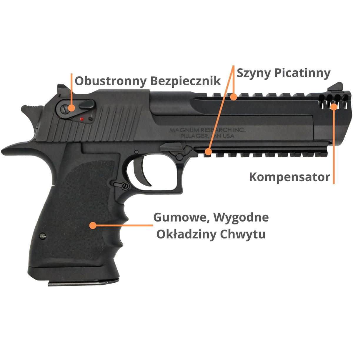 desert eagle l6 6 black 44magnum de44l6imb