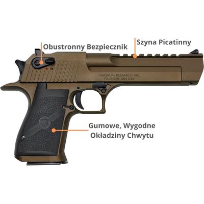desert eagle xix 6 burnt bronze cerakote 44magnum de44bb