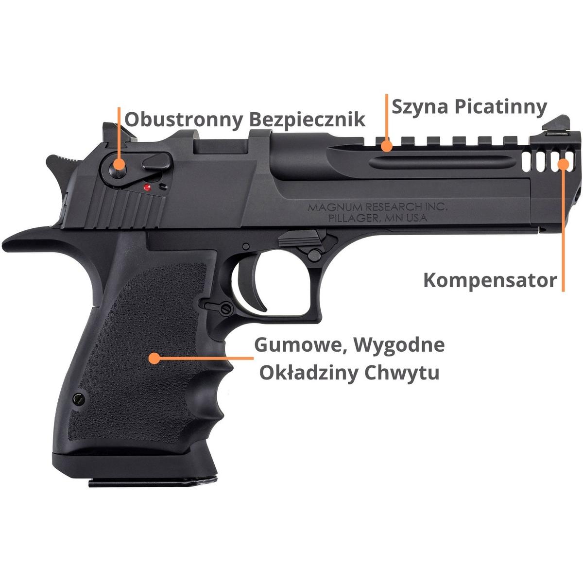 desert eagle l5 black mb integral 44magnum de44l5imb