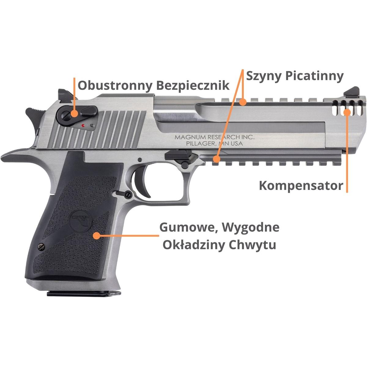 desert eagle xix 6 stainless steel mbi 44magnum de44srmb