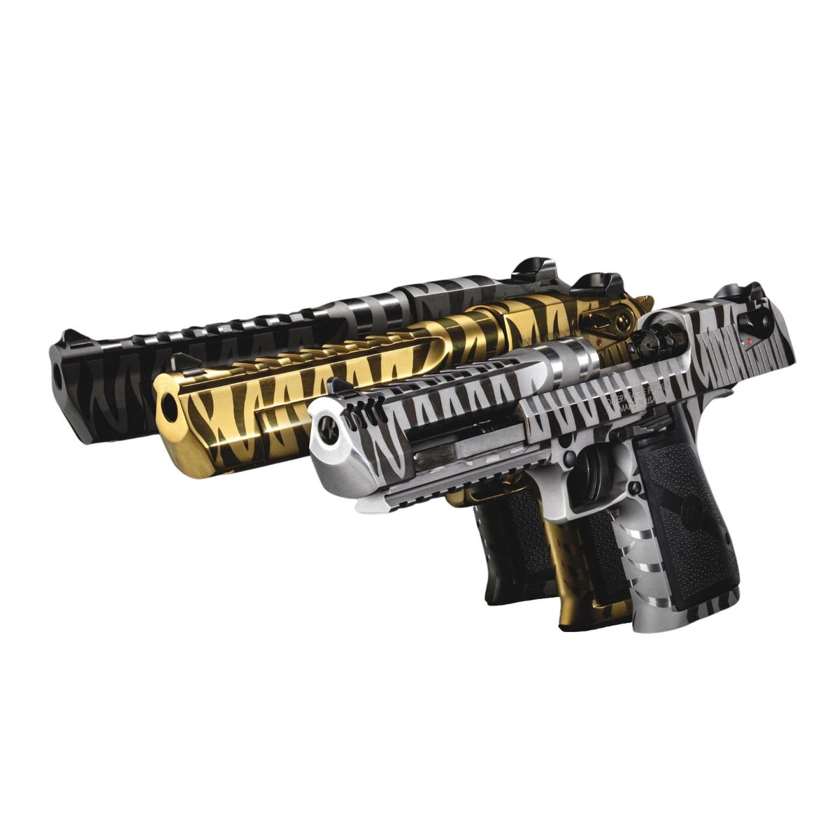 desert eagle xix 6 white tiger stripes mb integral 44magnum de44wts