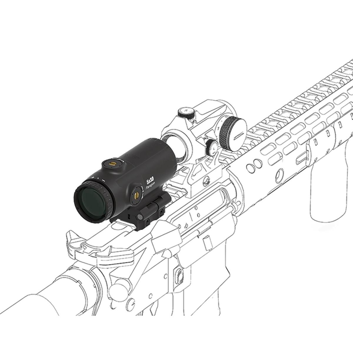vector optics powiekszalnik paragon 5x30 micro z montazem qd scmf 34