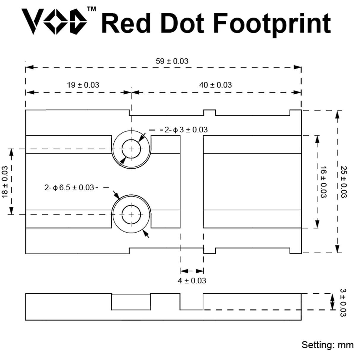 vector optics kolimator frenzy plus 1x18x20 rd 3 moa scrd 63