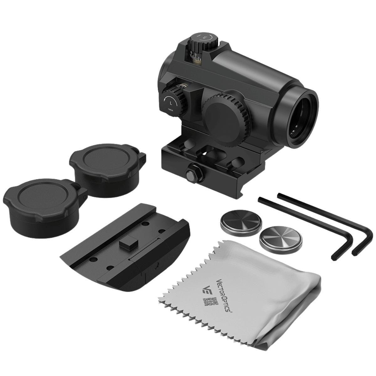 vector optics kolimator zamkniety maverick ii plus 1x22 dbr rds picatinny qd scrd pd12