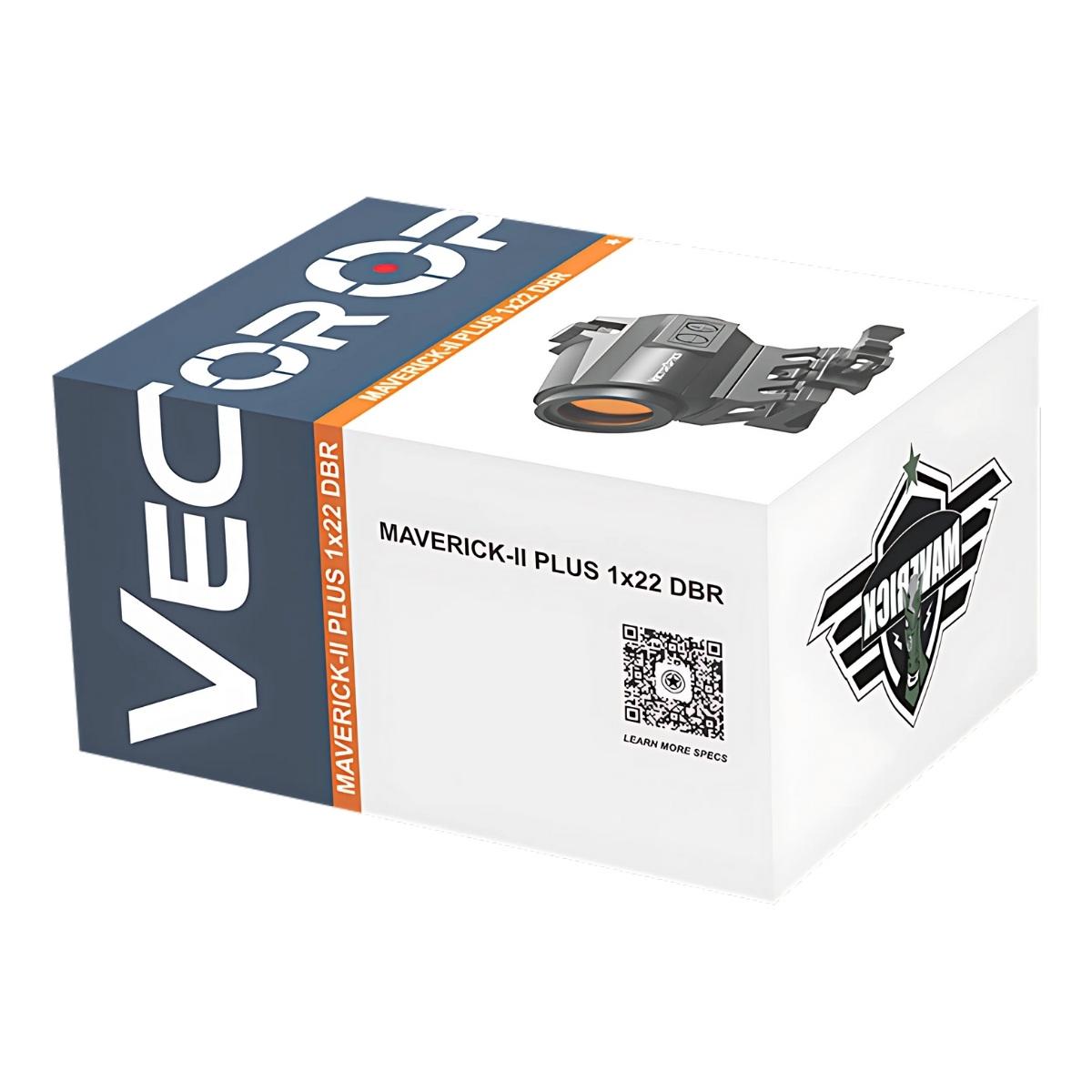 vector optics kolimator zamkniety maverick ii plus 1x22 dbr rds picatinny qd scrd pd12